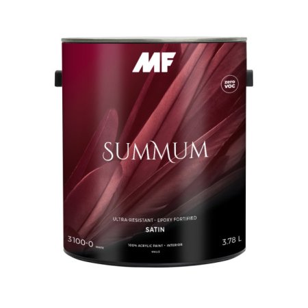 MF Paints Summum 3100 Satin Base 3 0,927л 100% акриловая краска усиленная силиконизированной эпоксидной смолой для внутренних и наружных работ